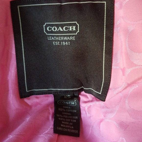 Coach rain coat - Picture 2 of 6